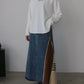eru　スポーティラインデニムスカート