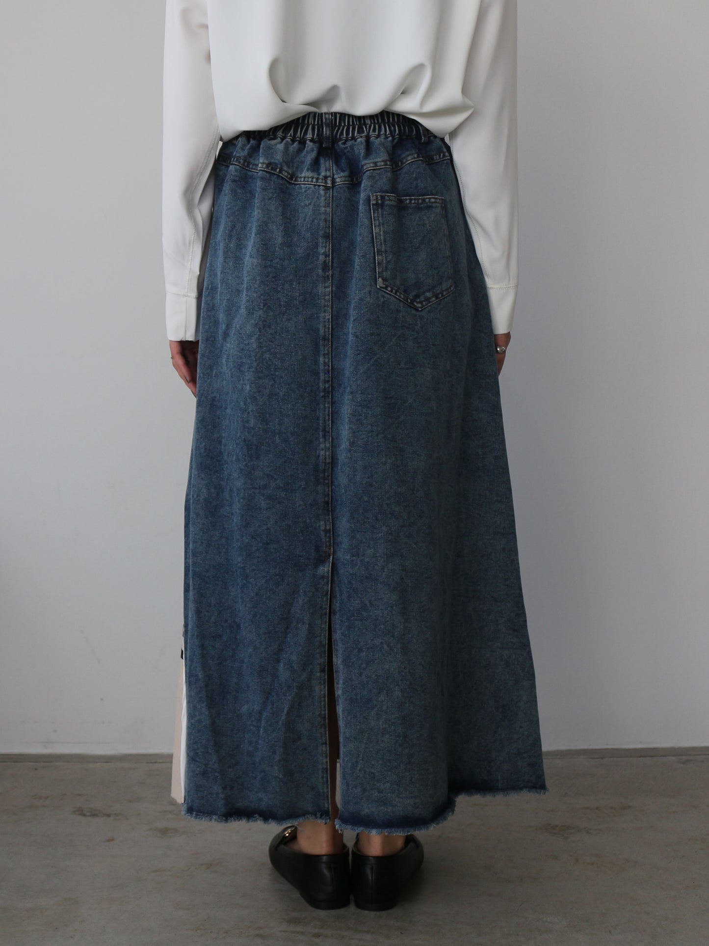 eru　スポーティラインデニムスカート