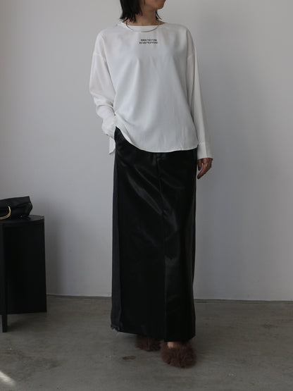 eru　ドッキングデニムスカート