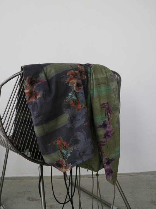 フラワープリントキャミワンピース