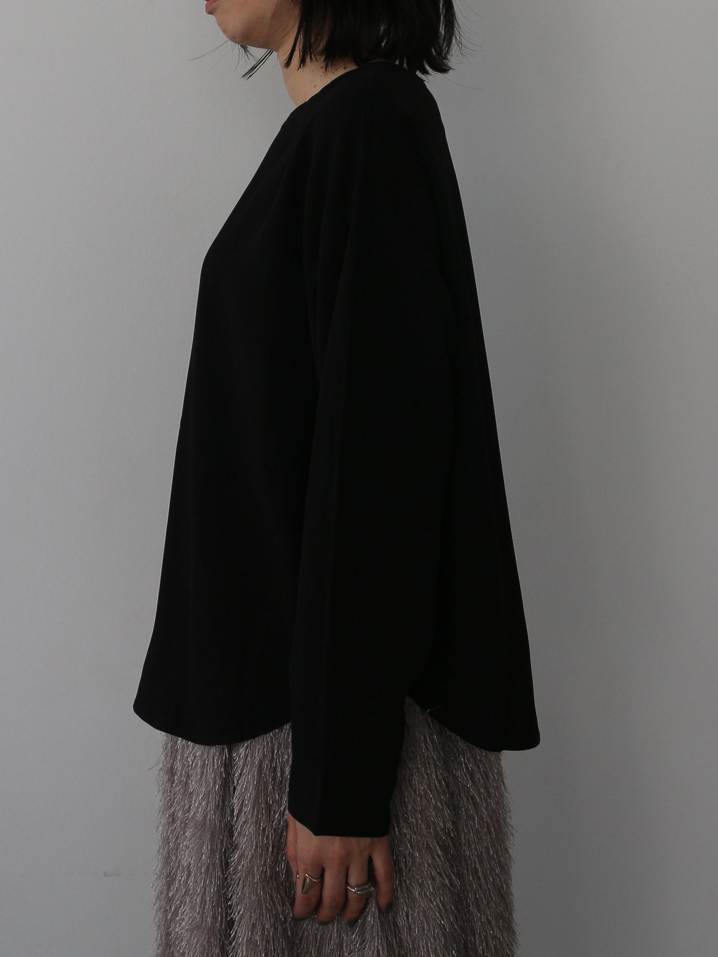 eru　2WAYロゴプリントプルオーバー