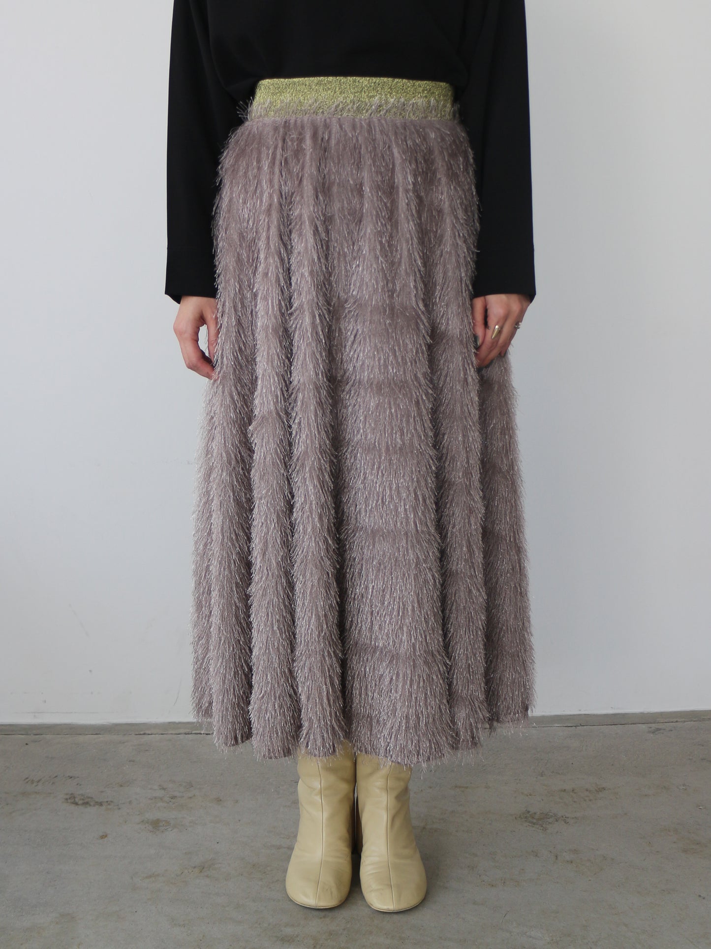 eru　ジャガードフレアスカート