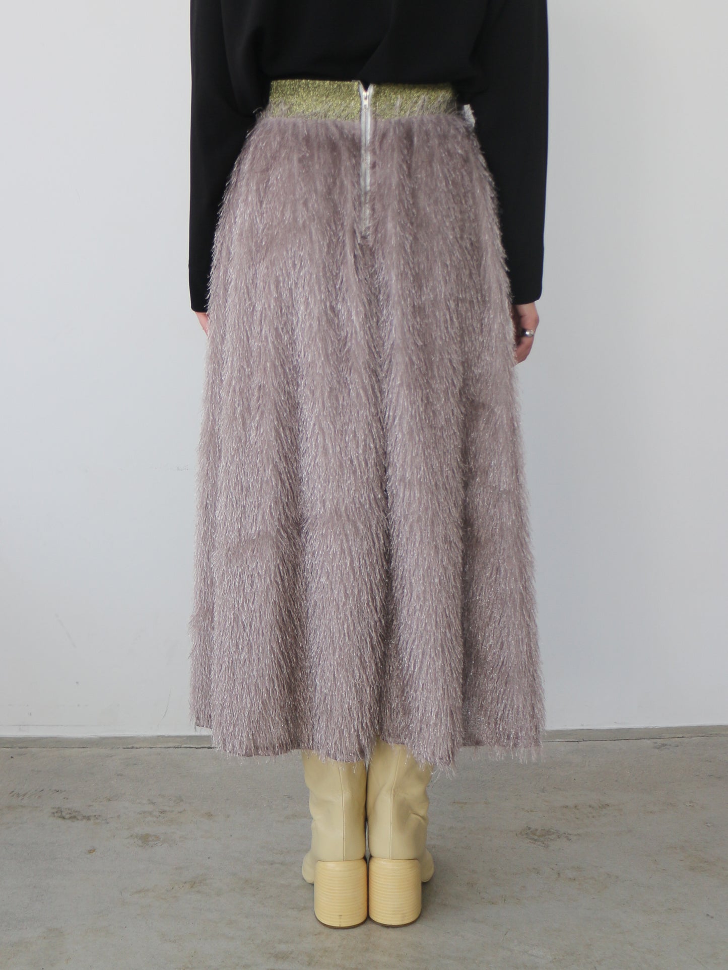 eru　ジャガードフレアスカート