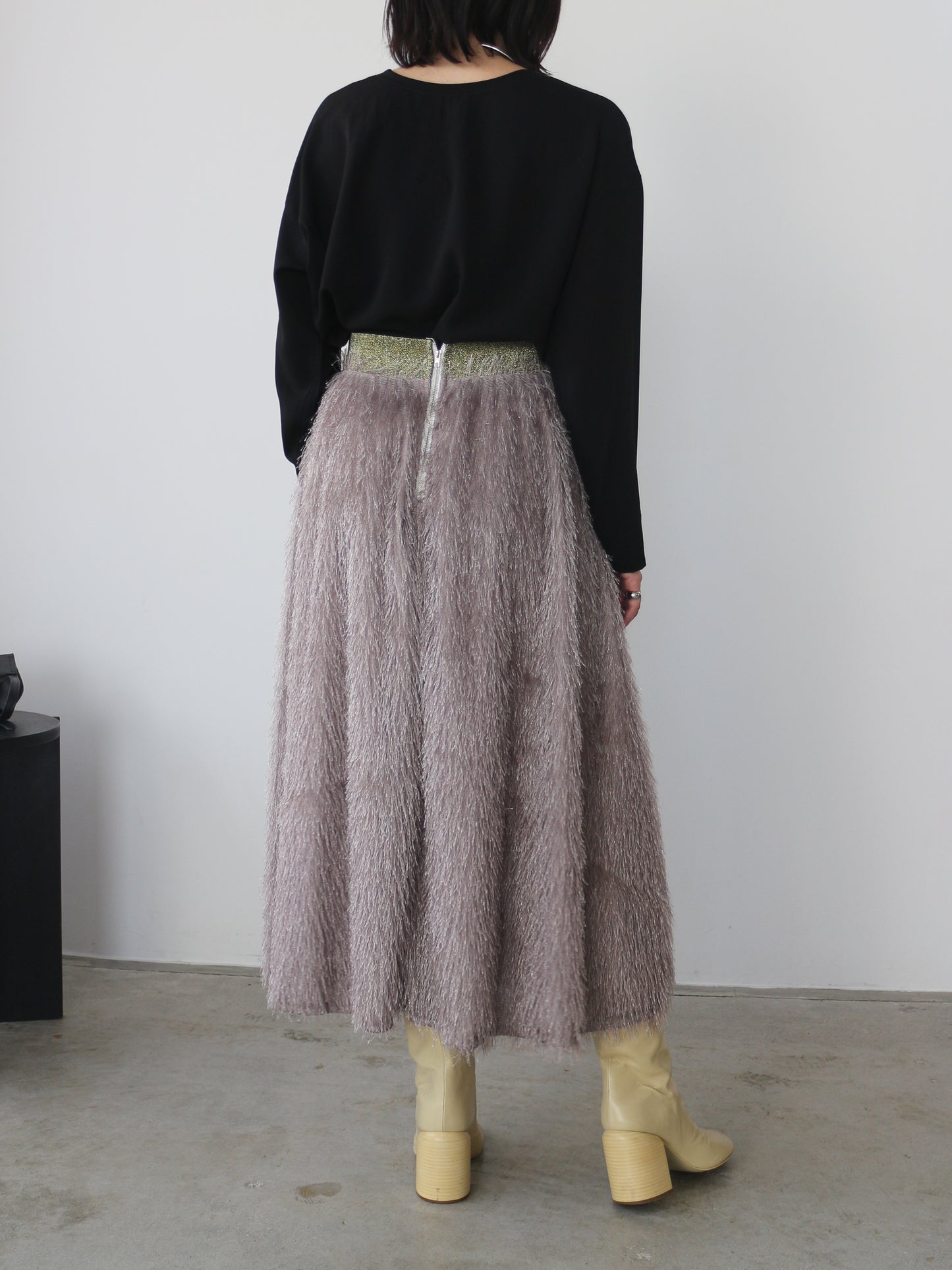 eru　ジャガードフレアスカート