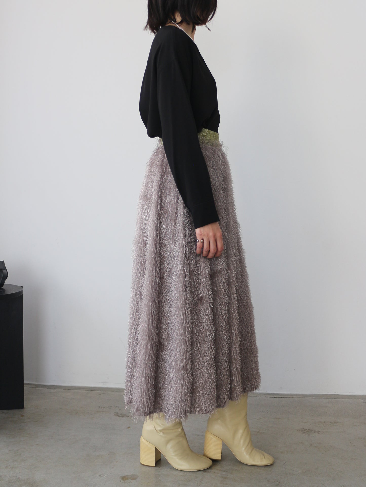 eru　ジャガードフレアスカート