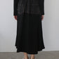 eru　ウェストデニム裏毛ドッキングスカート