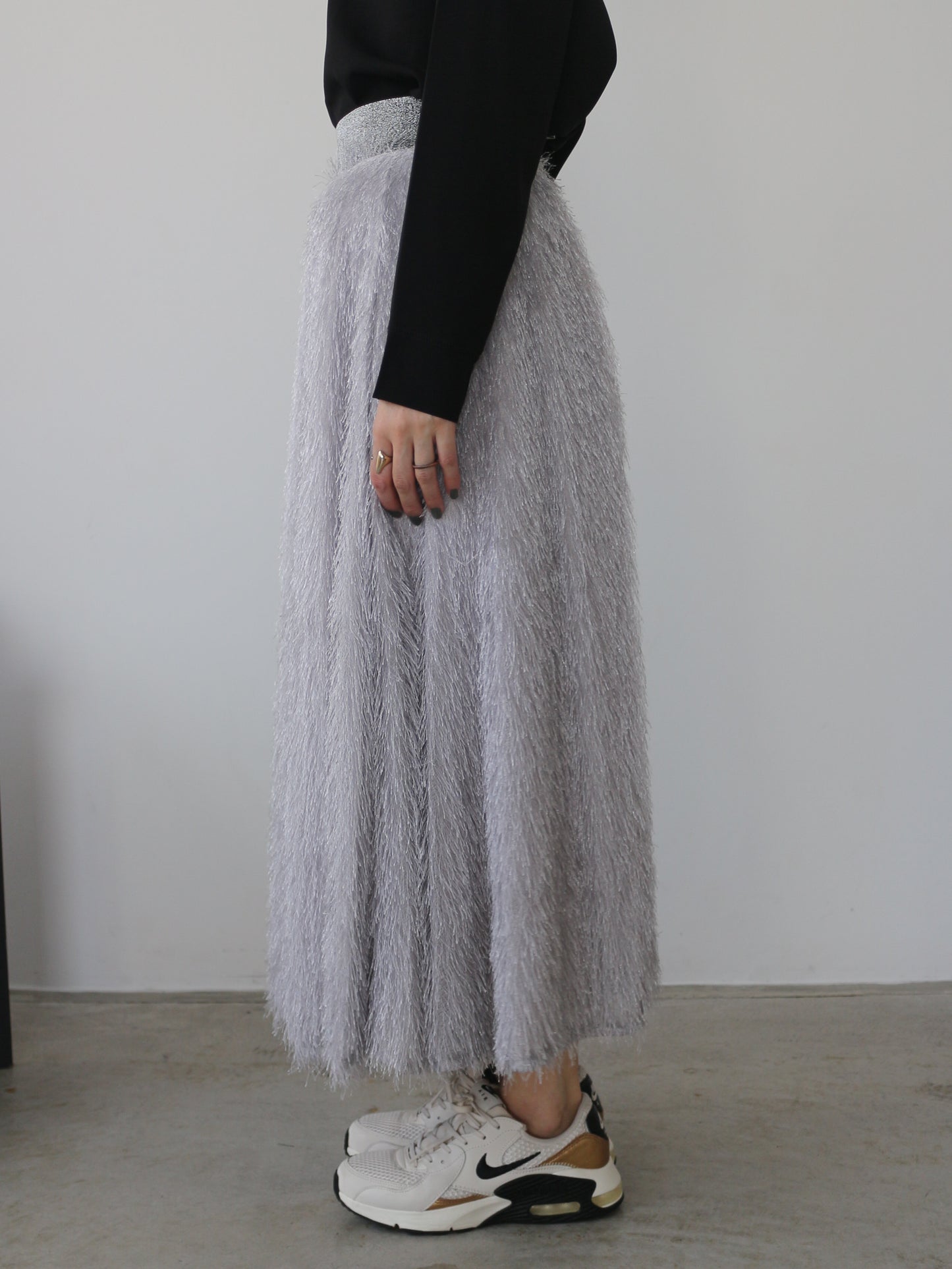 eru　ジャガードフレアスカート