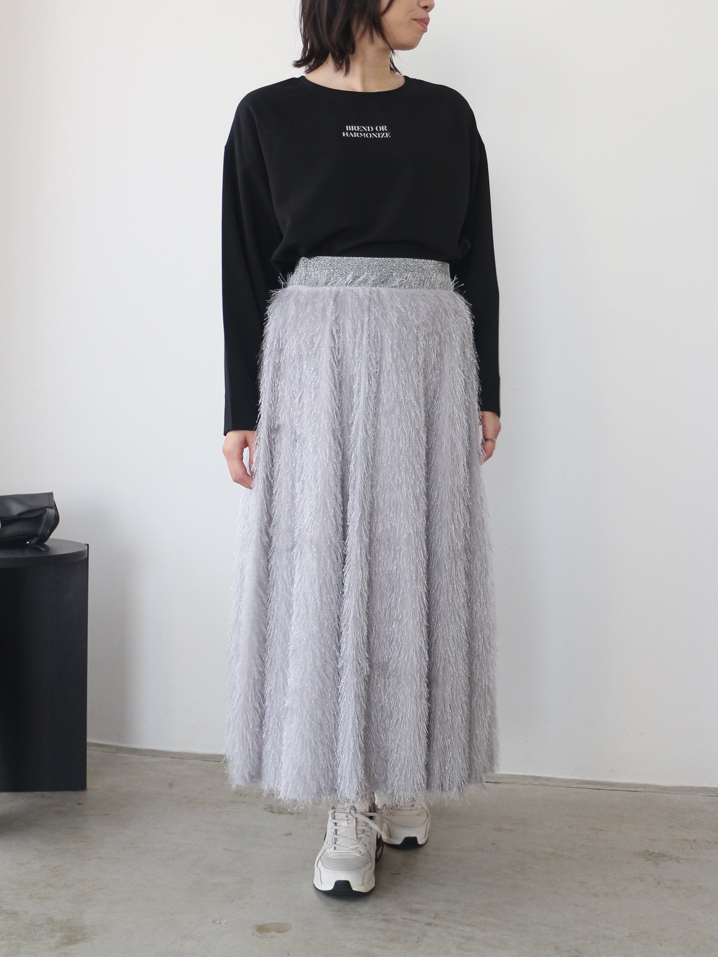 eru　ジャガードフレアスカート