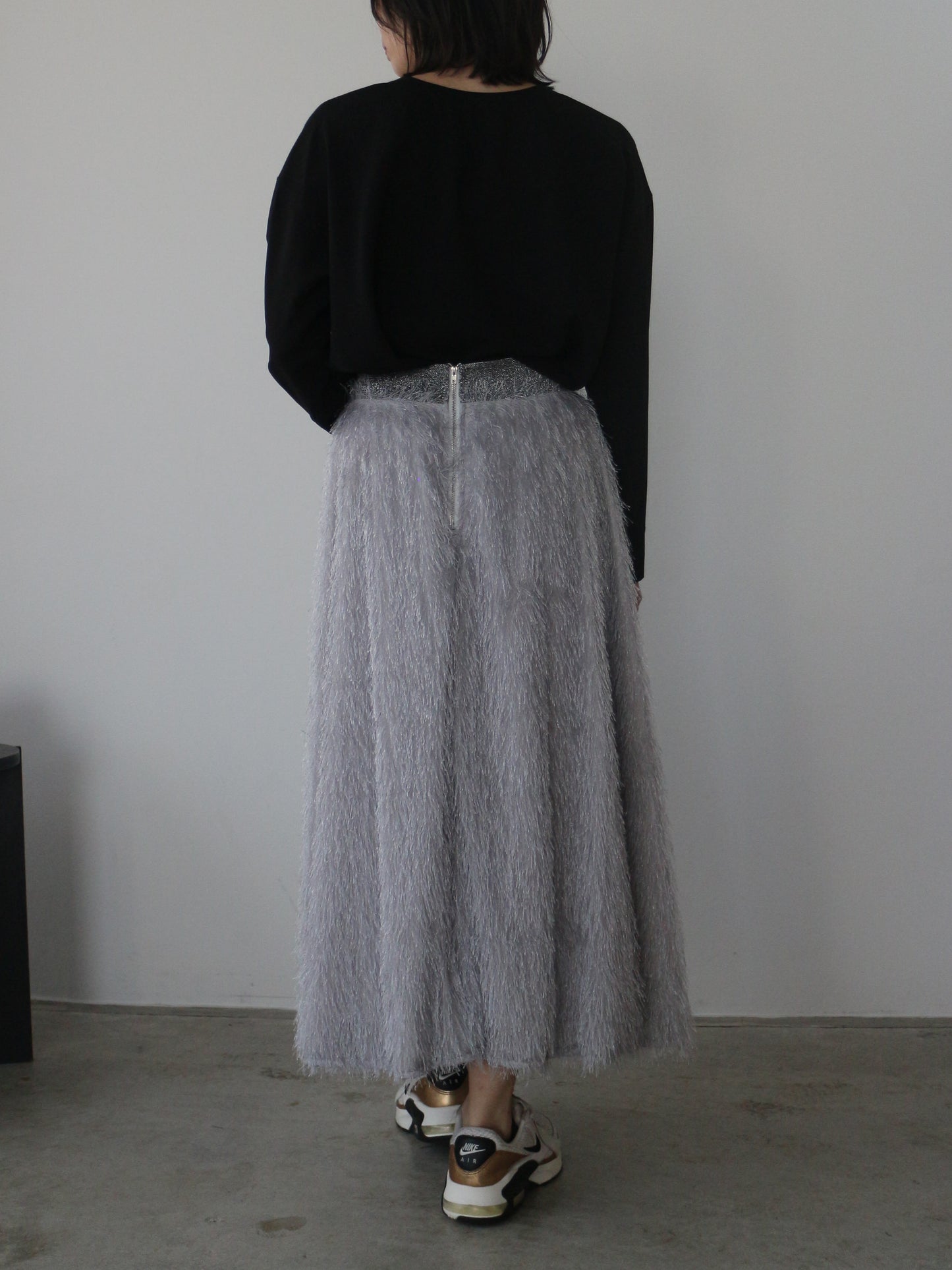 eru　ジャガードフレアスカート