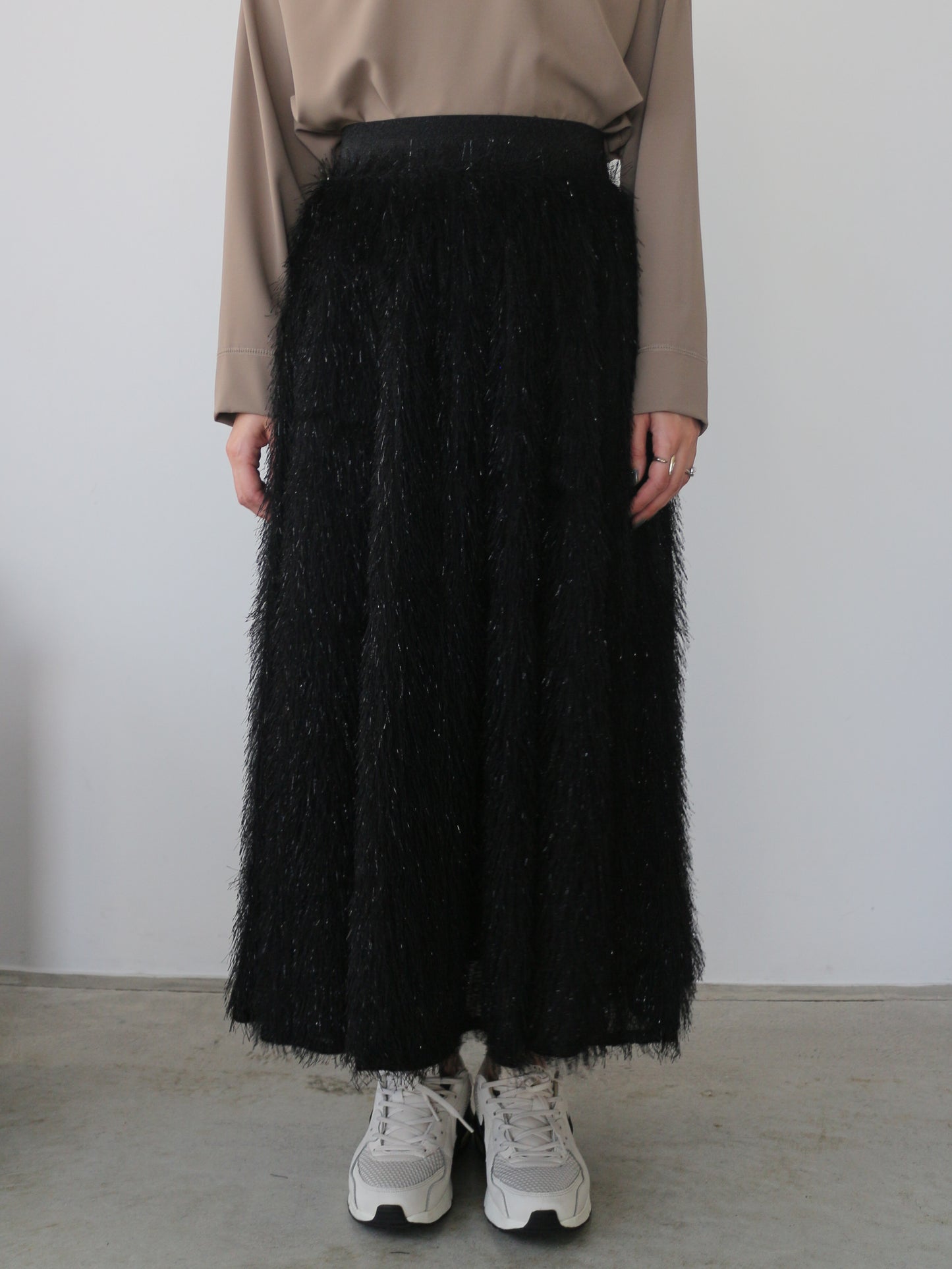 eru　ジャガードフレアスカート