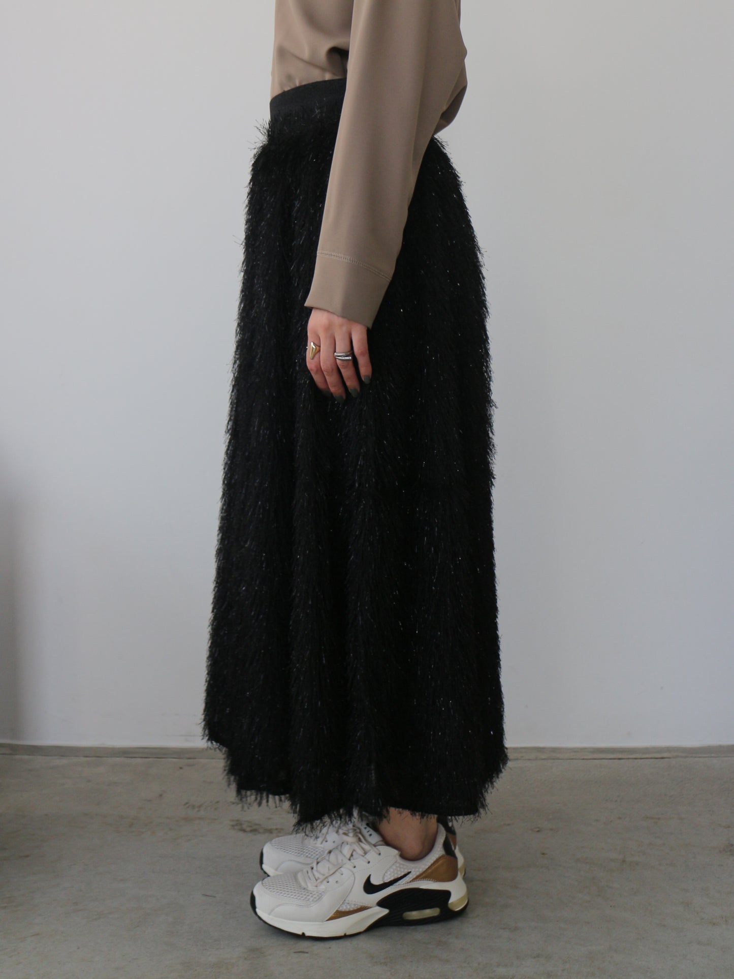 eru　ジャガードフレアスカート