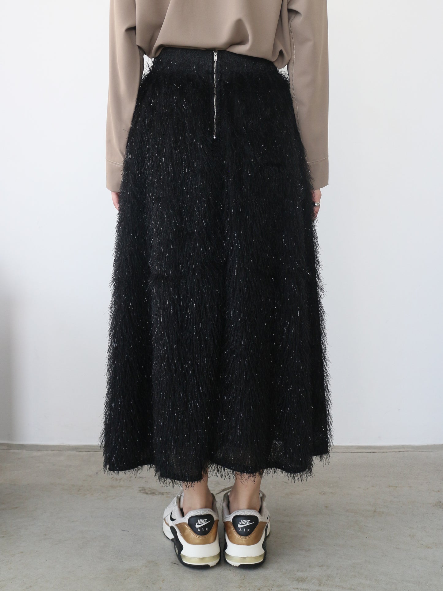 eru　ジャガードフレアスカート