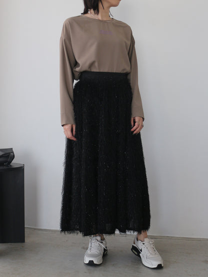 eru　ジャガードフレアスカート