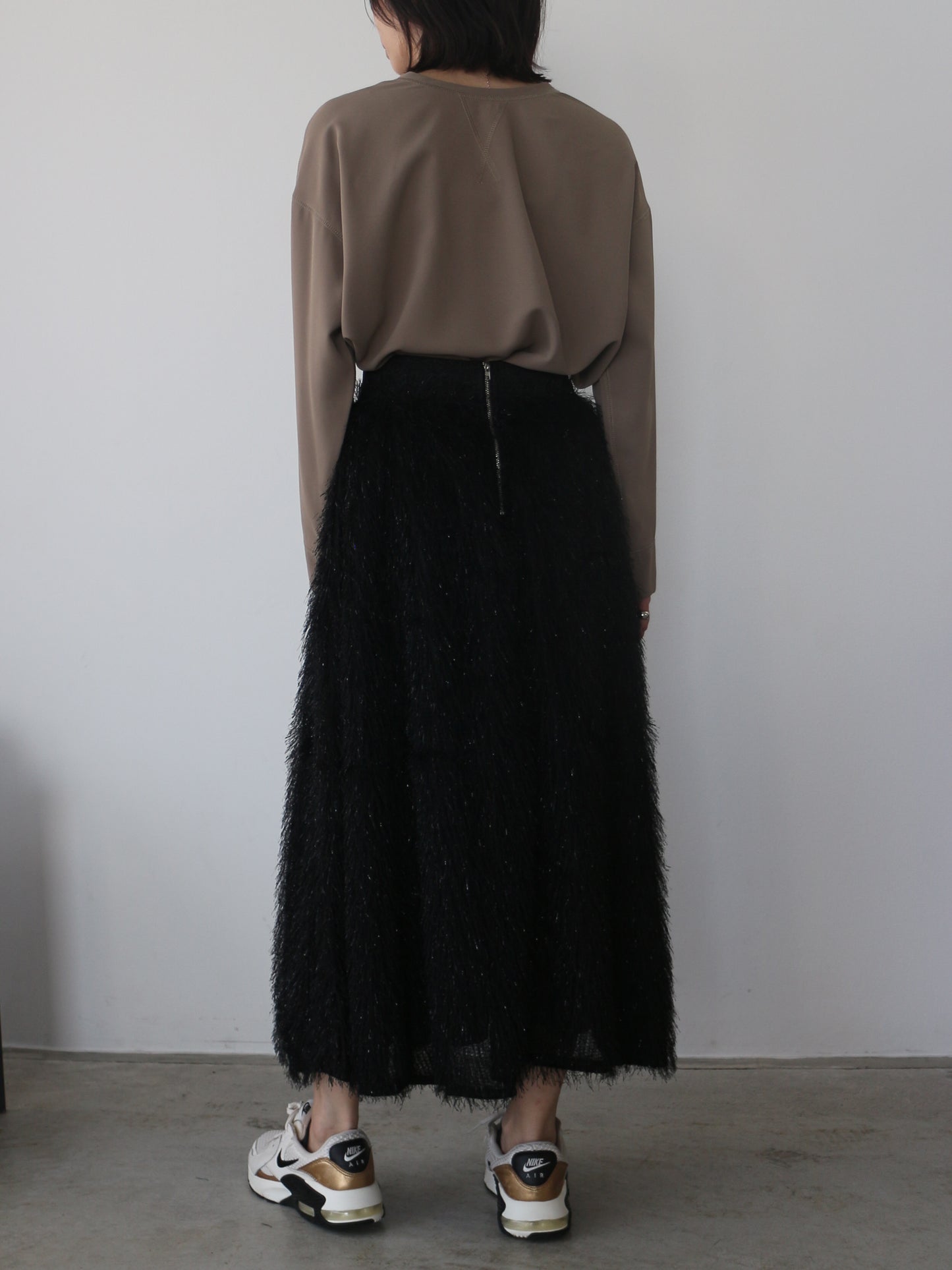 eru　ジャガードフレアスカート