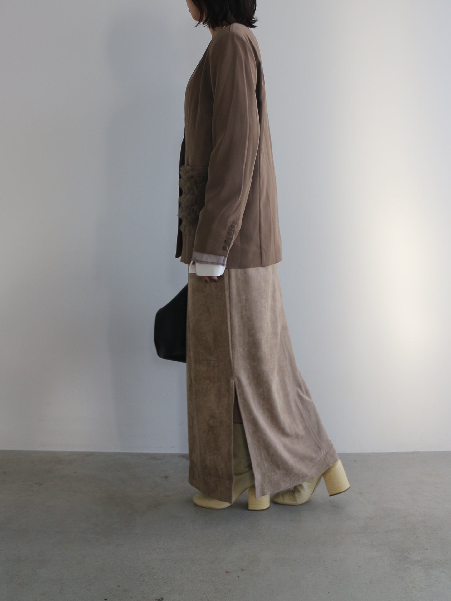 ポケットフリルジャケット