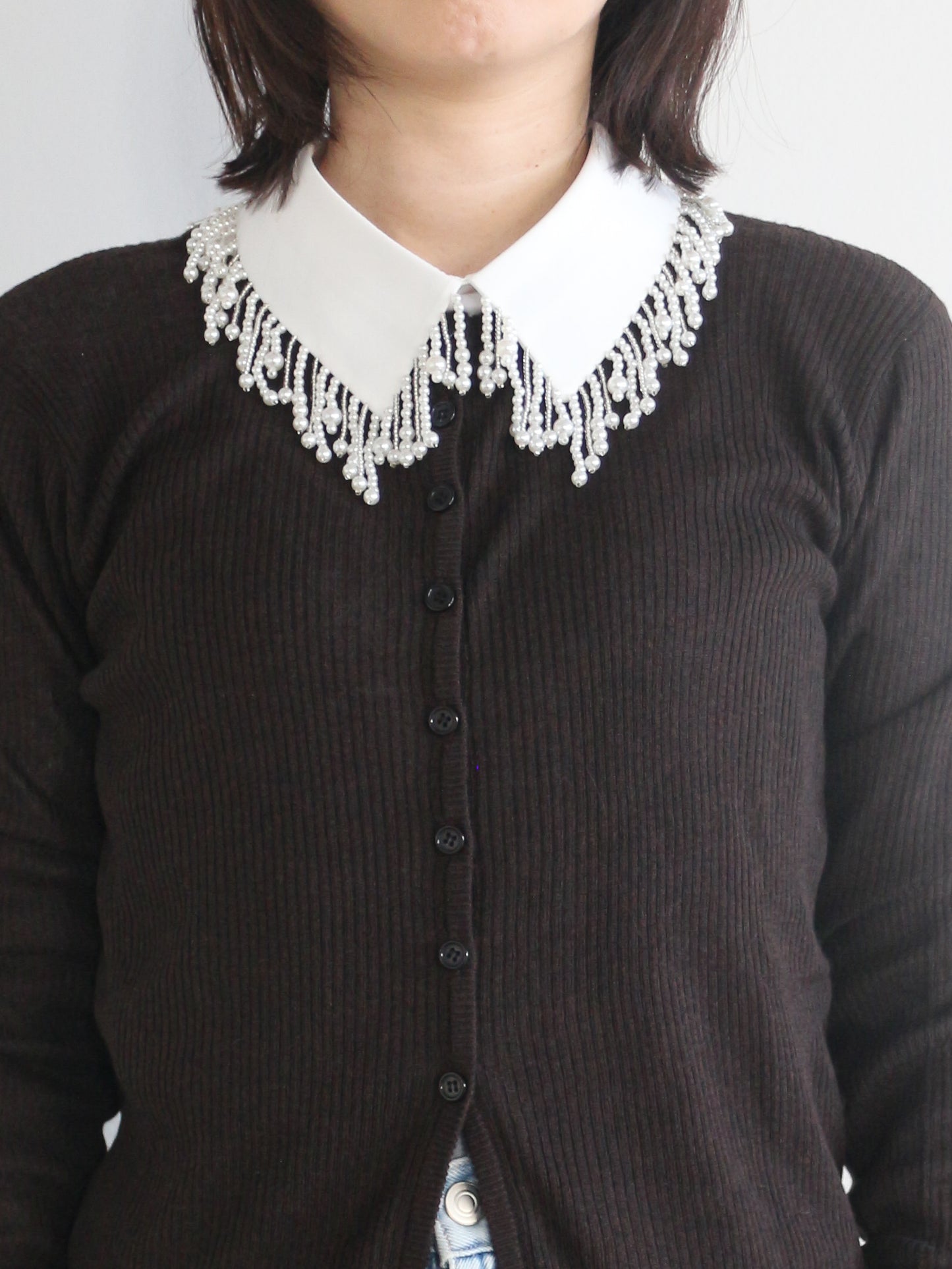 eru　パール付け衿