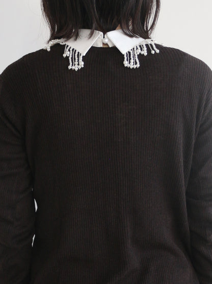 eru　パール付け衿