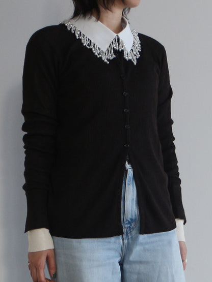 eru　パール付け衿