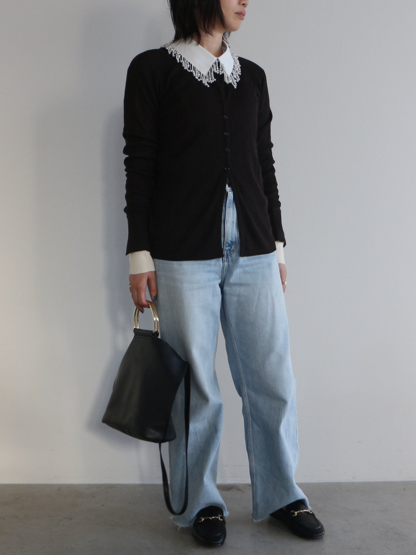 eru　パール付け衿