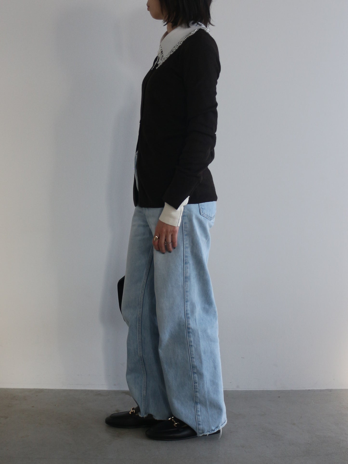 eru　パール付け衿