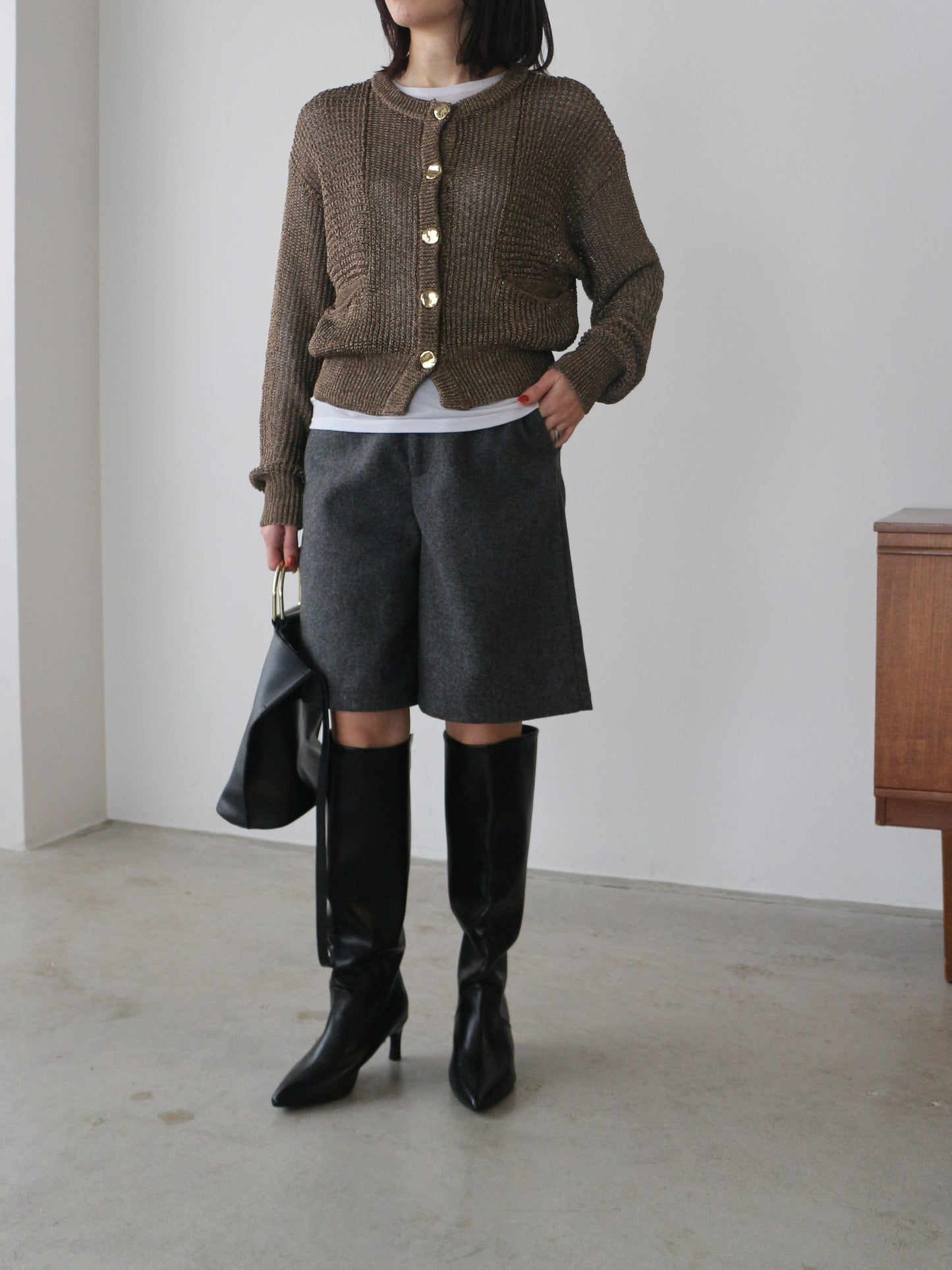 eru　タックハーフパンツ