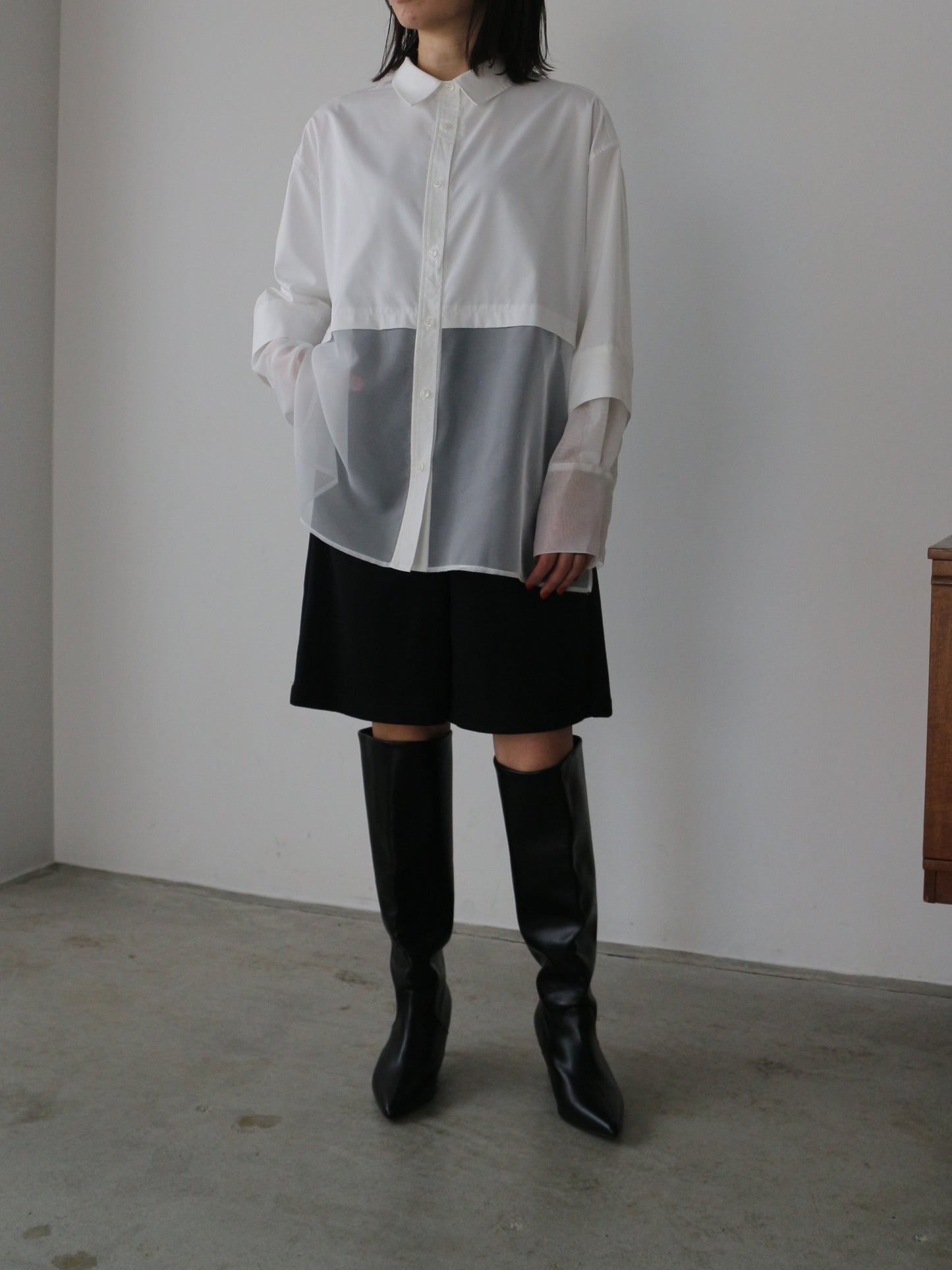 eru　タックハーフパンツ