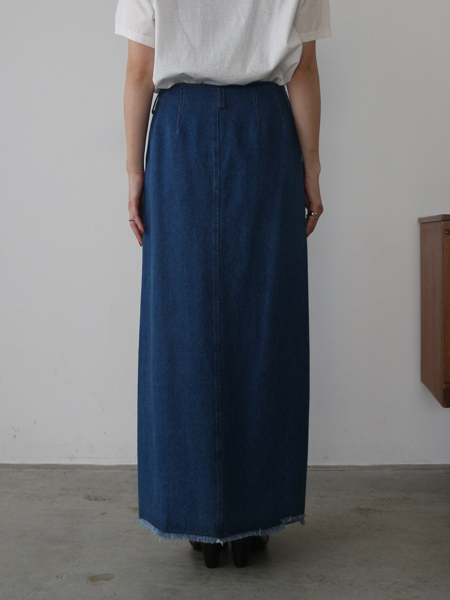 eru　ドッキングデニムスカート