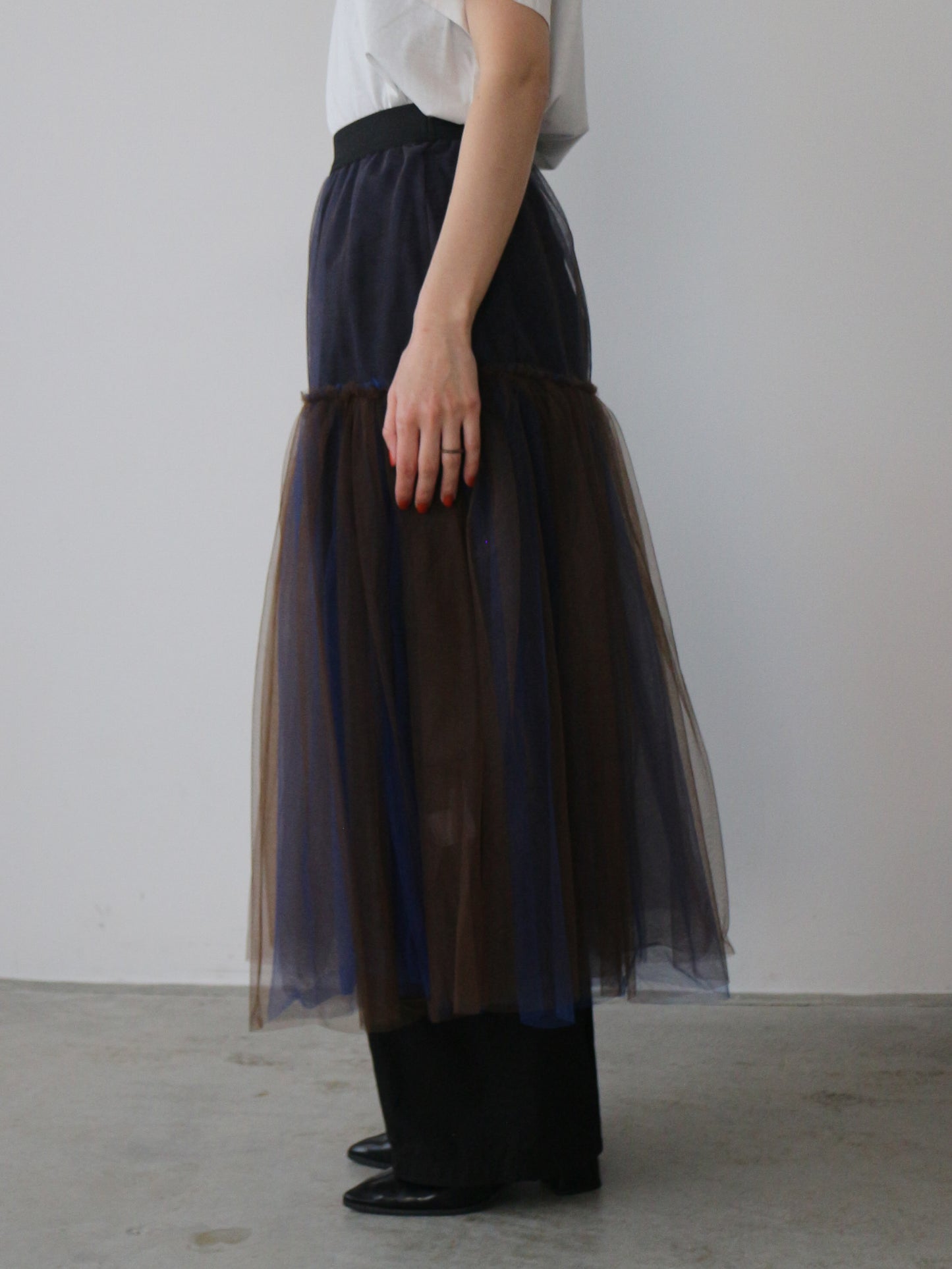 eru　チュールティアードチュチュスカート