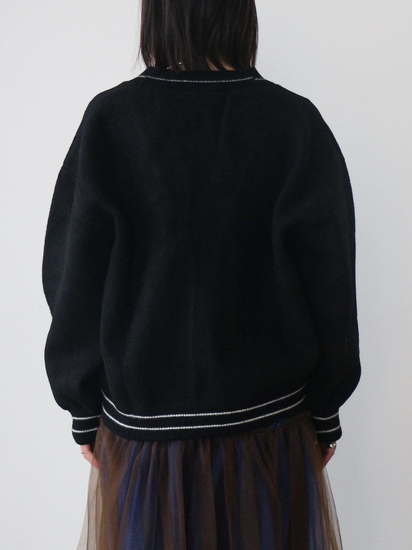 eru　デニムBIGポケットカーディガン