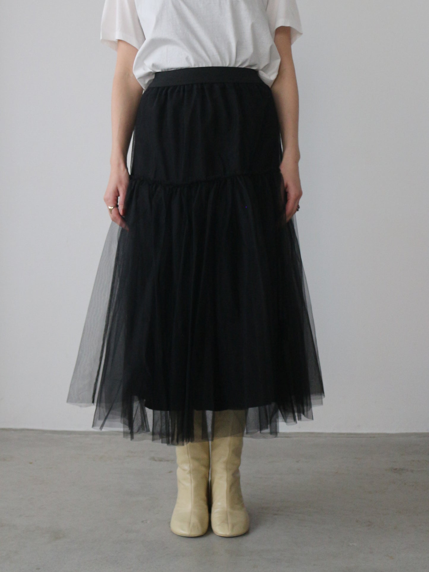 eru　チュールティアードチュチュスカート