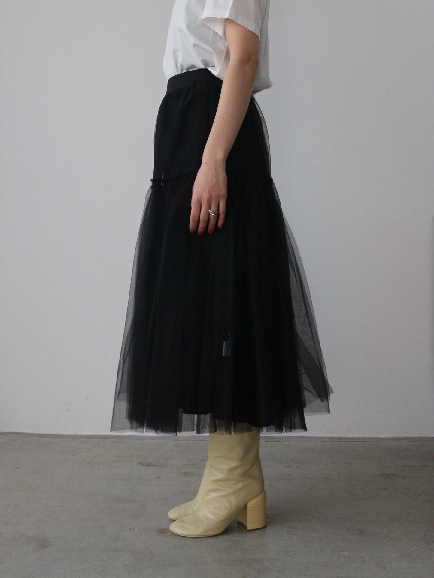 eru　チュールティアードチュチュスカート