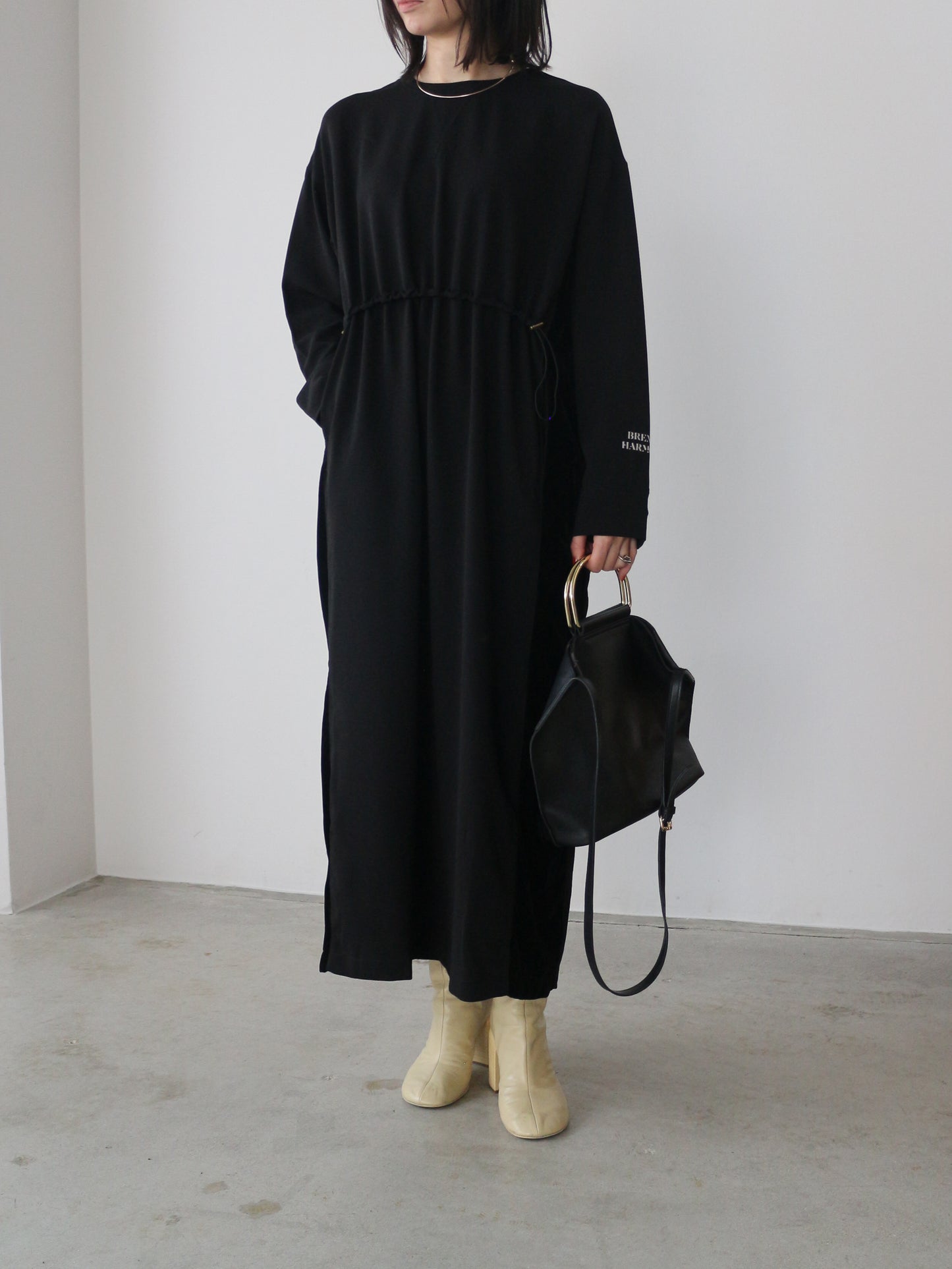 eru　【オリジナル図案】ロゴプリントワンピース