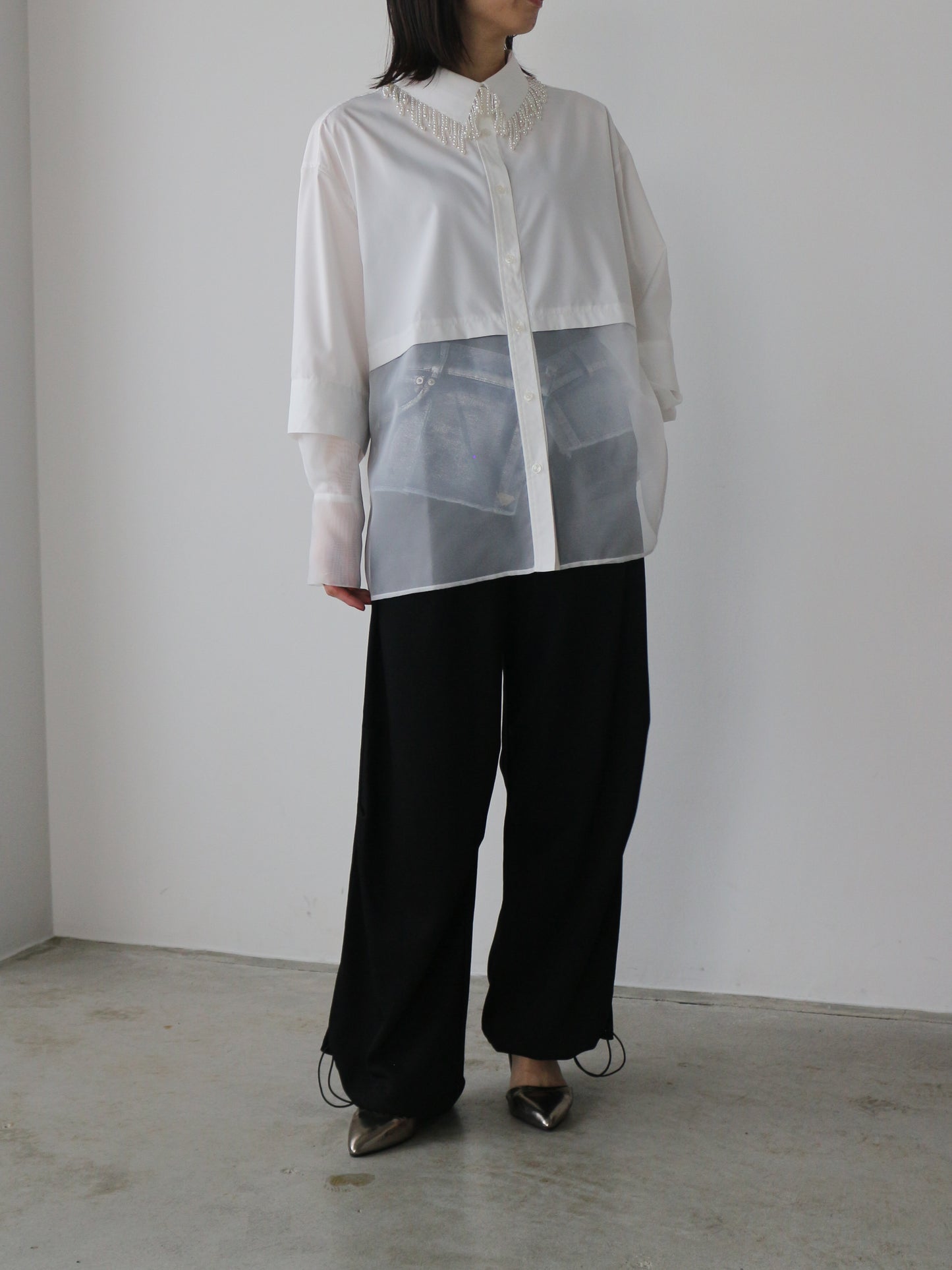 eru　パール付け衿