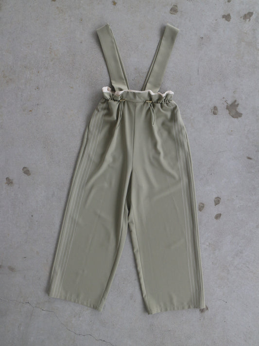 eru  バックギャザーサロペットパンツ