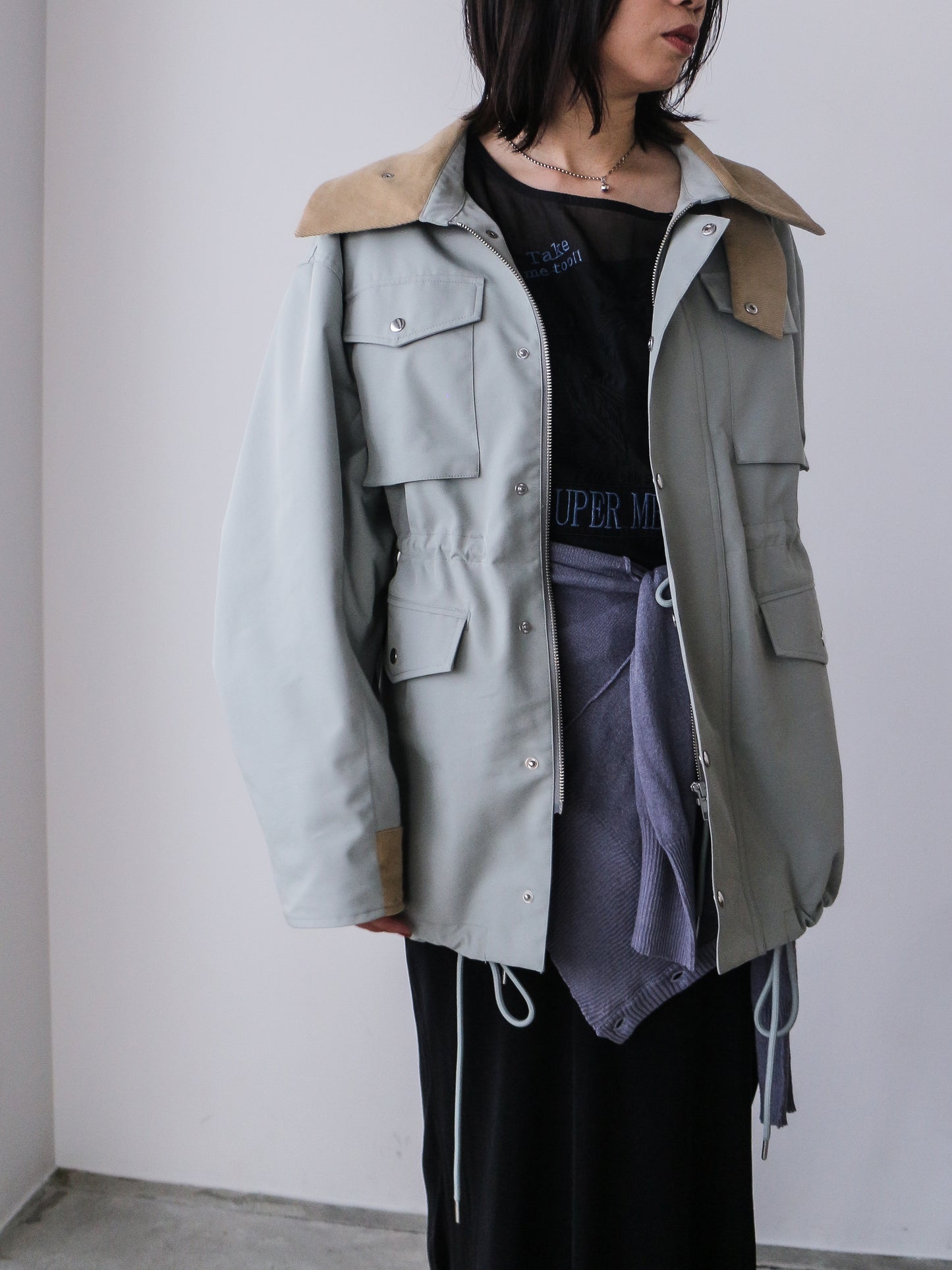 Pqran　ジップアップジャケット