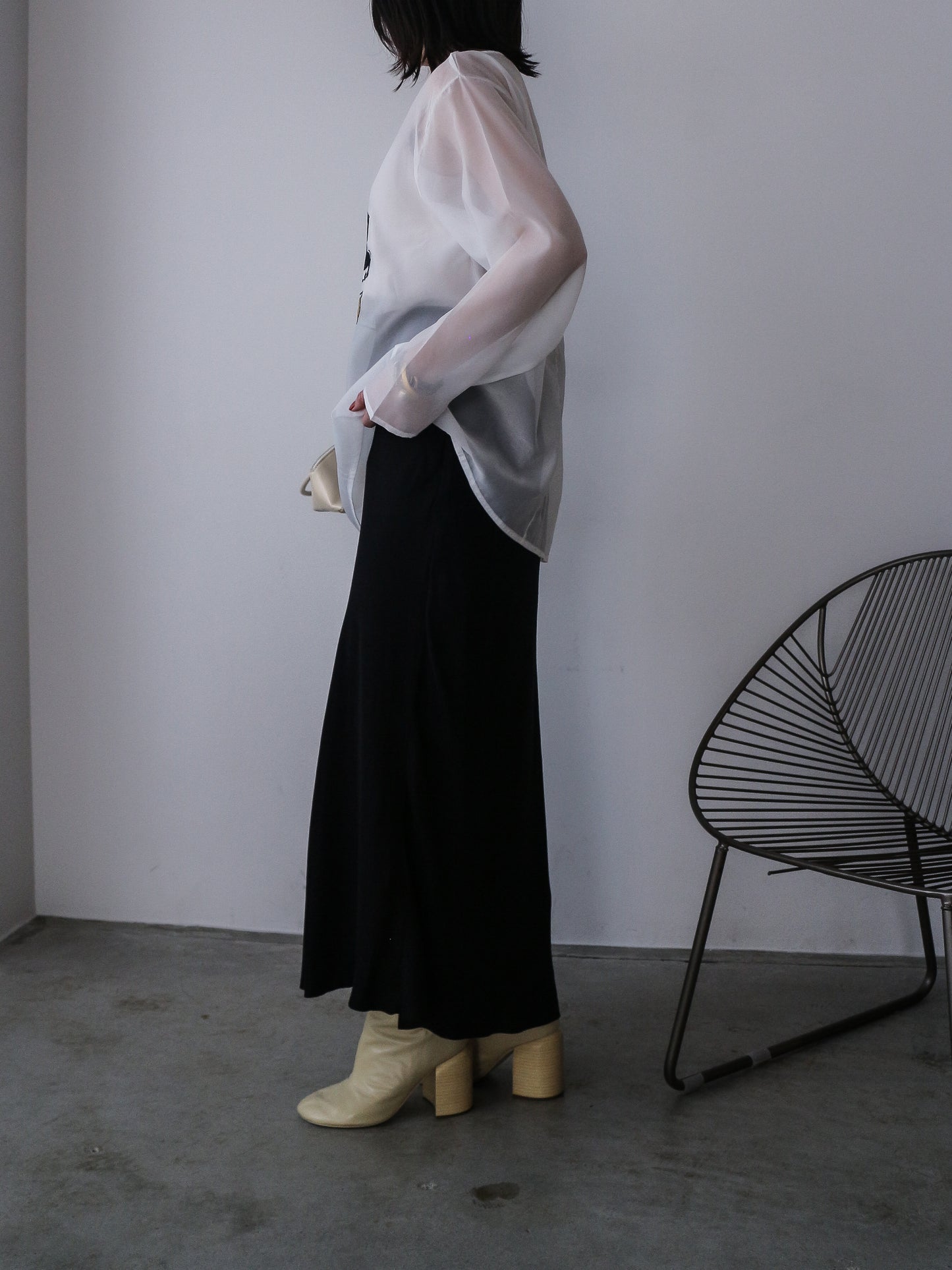 eru　【オリジナル図案】CAT 刺繍レイヤードロングスリーブTシャツ