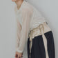 Pqran　シアーTシャツ