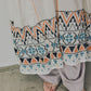 Pqran　カラー刺繍ワンピース